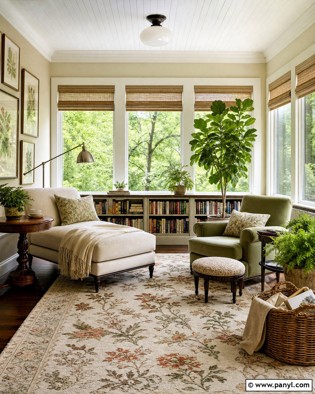 Sunroom Reading Room - 20 sunroom interior design ideas