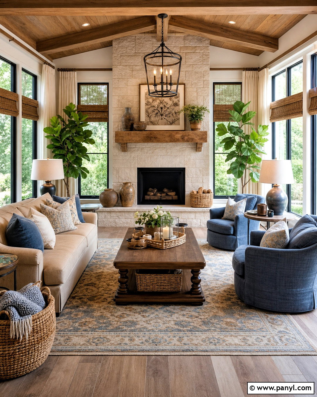 Sunroom With Fireplace - 20 sunroom inspo ideas
