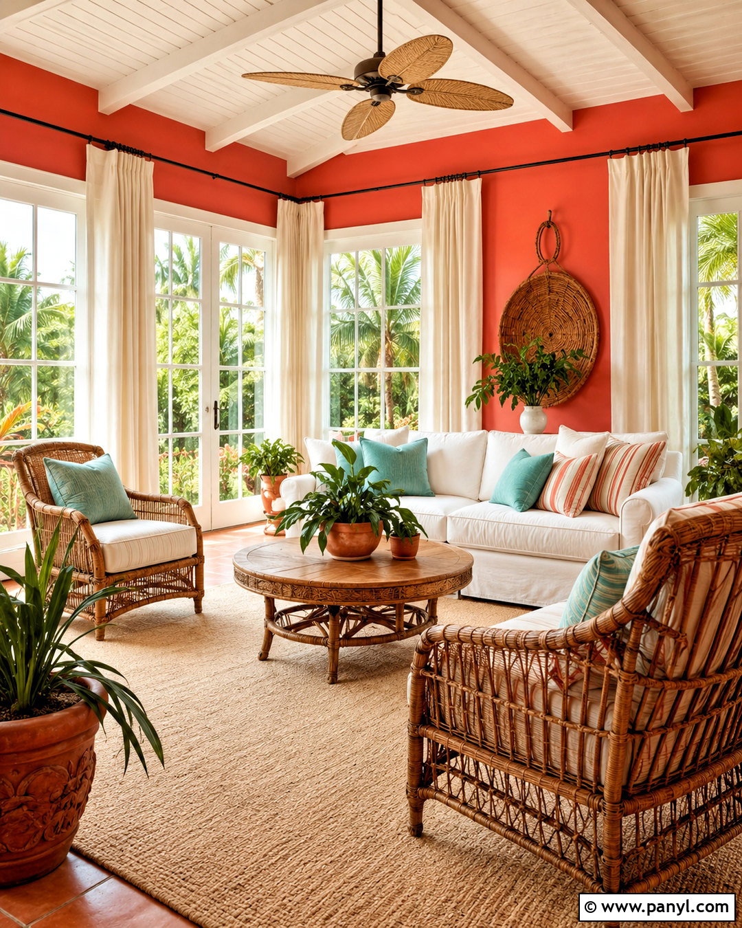 Sunset Coral Paint - 20 coral paint colors