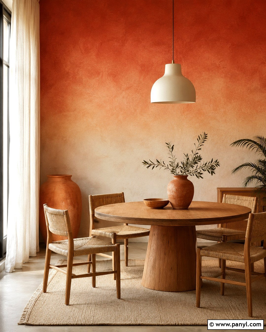 Sunset Ombre Wall Dining Room - 20 How To Paint An Ombre Wall Ideas
