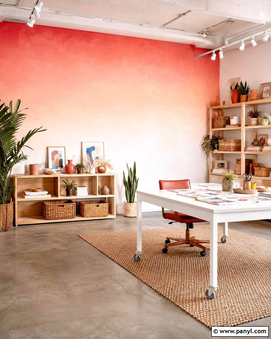 Sunset Ombre Wall Texture - 35 wall color texture ideas