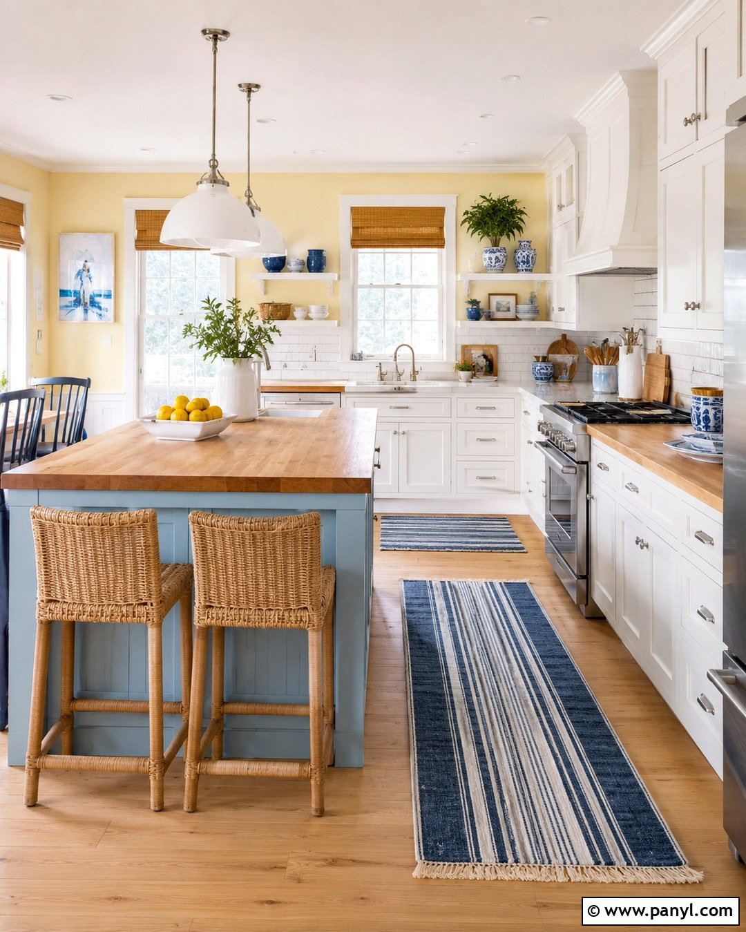 Sunwashed Yellow Walls - 20 Beachy Wall Colors