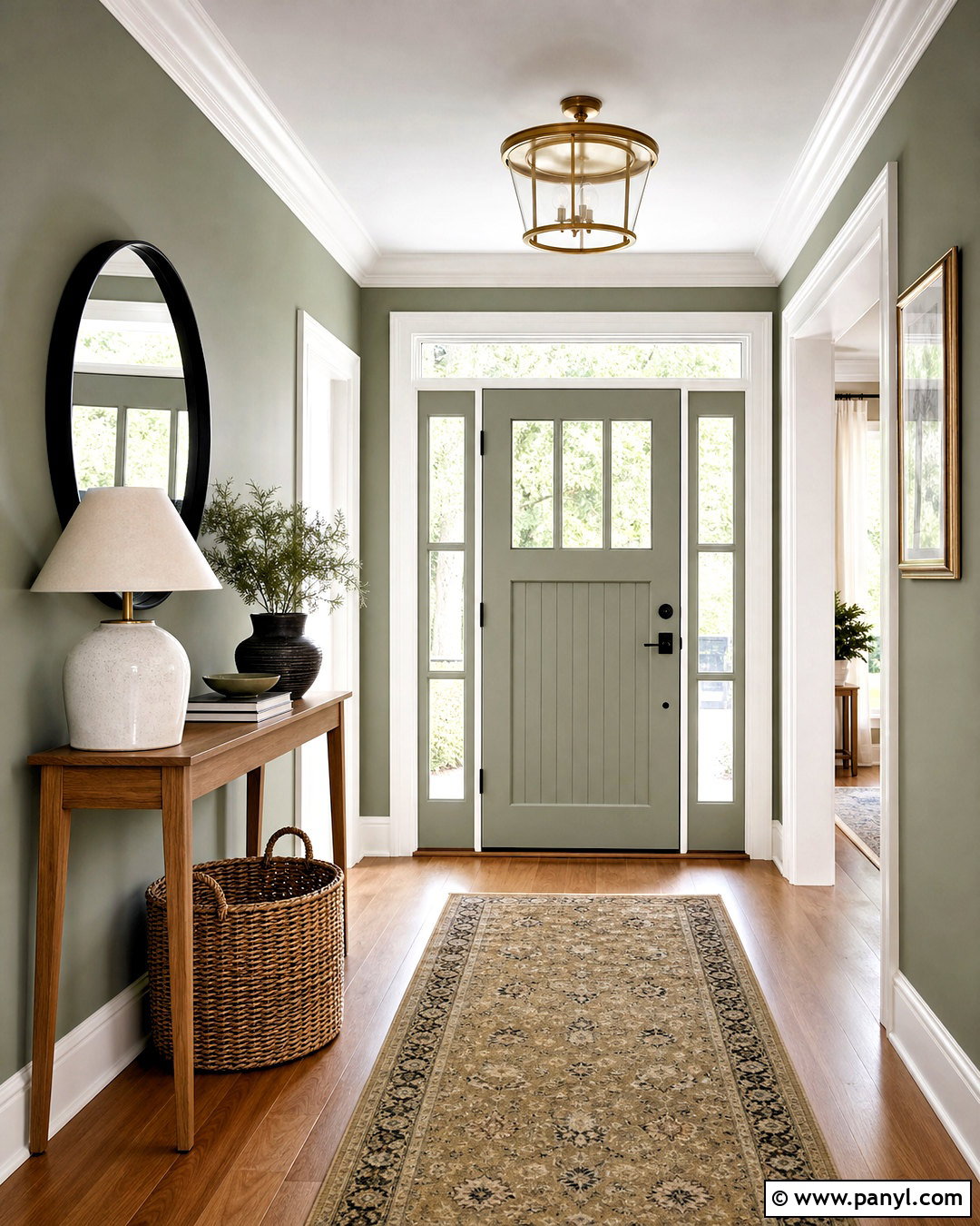 Svelte Sage Entryway - 20 svelte sage sherwin williams ideas