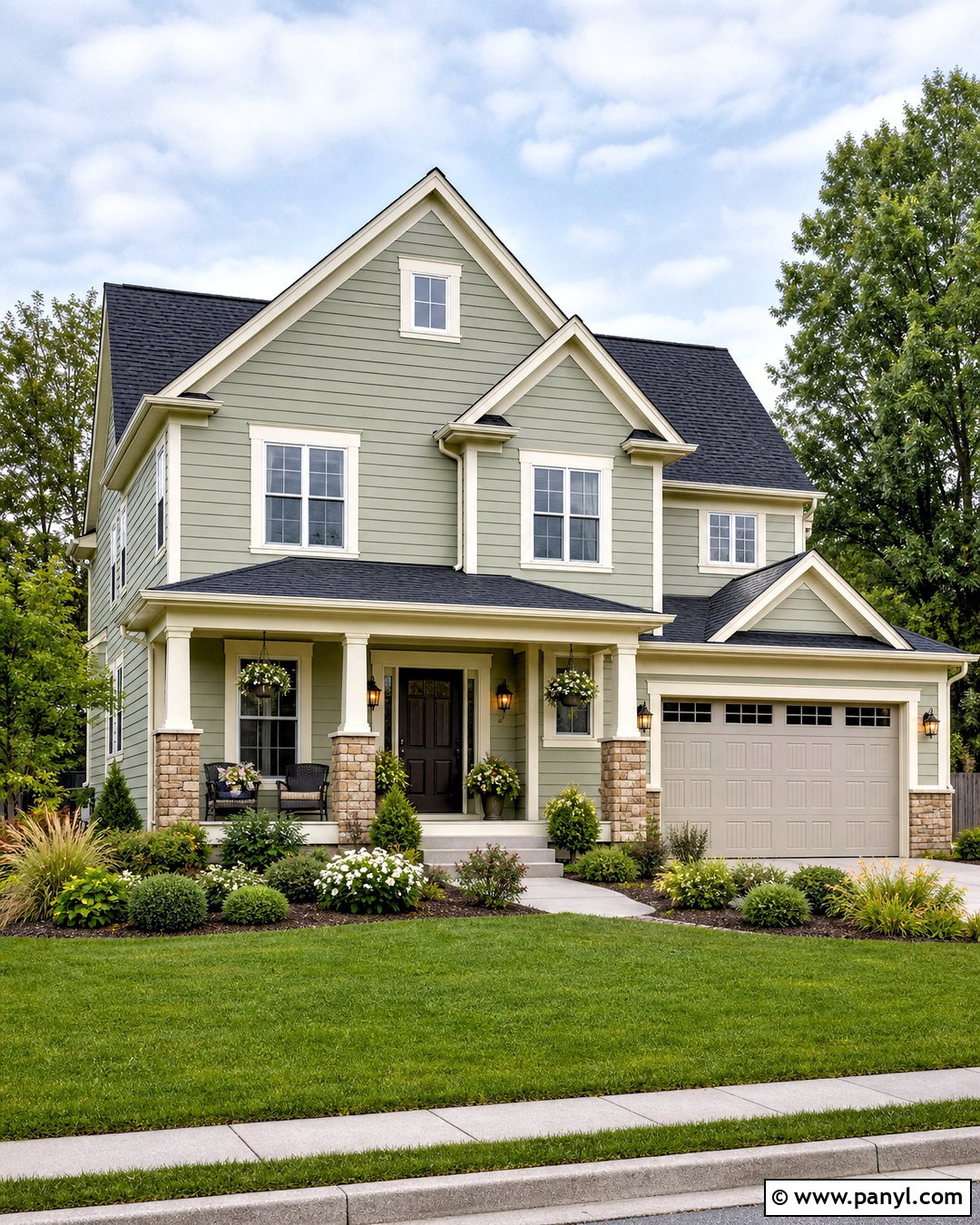 Svelte Sage House Exterior - 20 svelte sage sherwin williams ideas