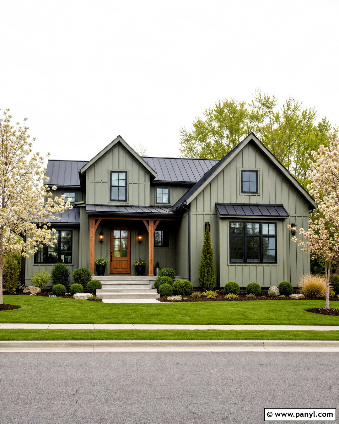 Svelte Sage Modern Farmhouse Exterior - 20 svelte sage sherwin williams ideas