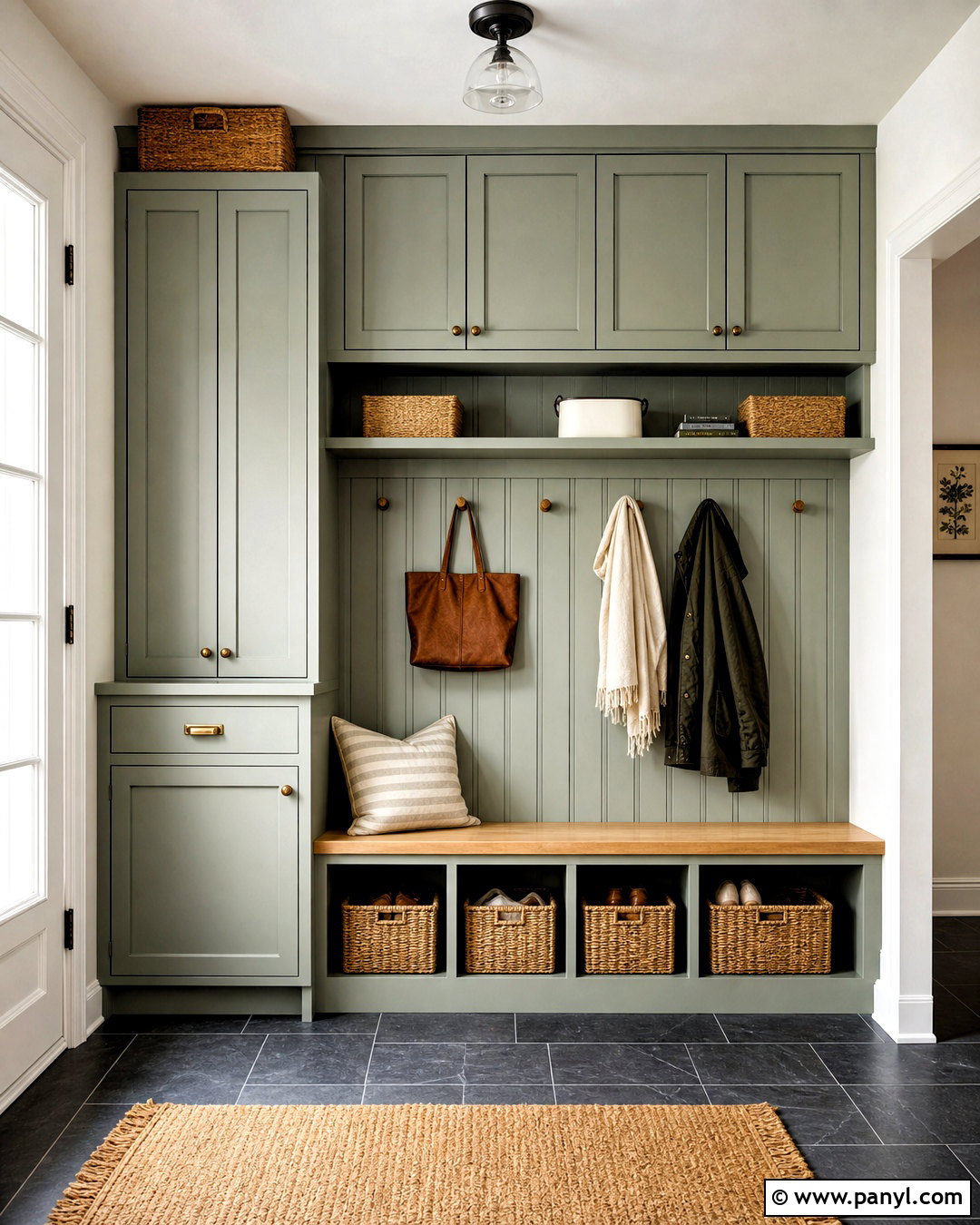 Svelte Sage Mudroom - 20 svelte sage sherwin williams ideas