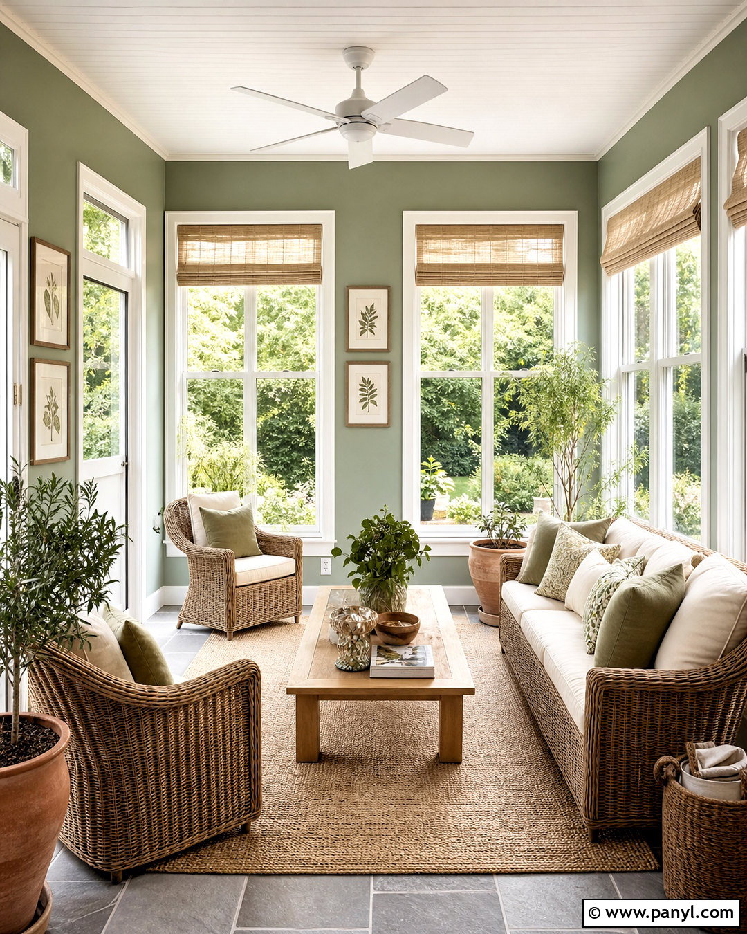 Svelte Sage Sunroom - 20 svelte sage sherwin williams ideas