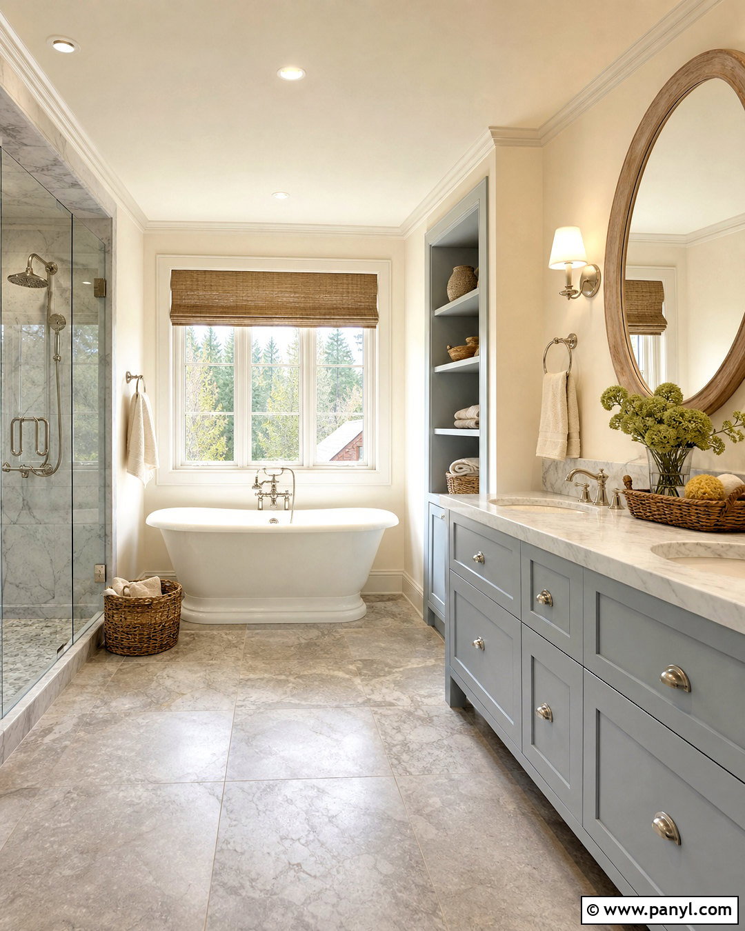 Swiss Coffee And Pale Blue Bathroom - 20 swiss coffee color palette ideas
