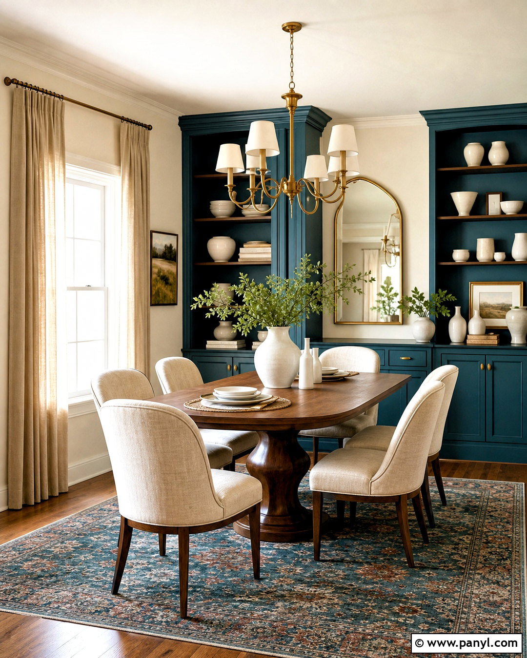 Swiss Coffee And Teal Dining Room - 20 swiss coffee color palette ideas