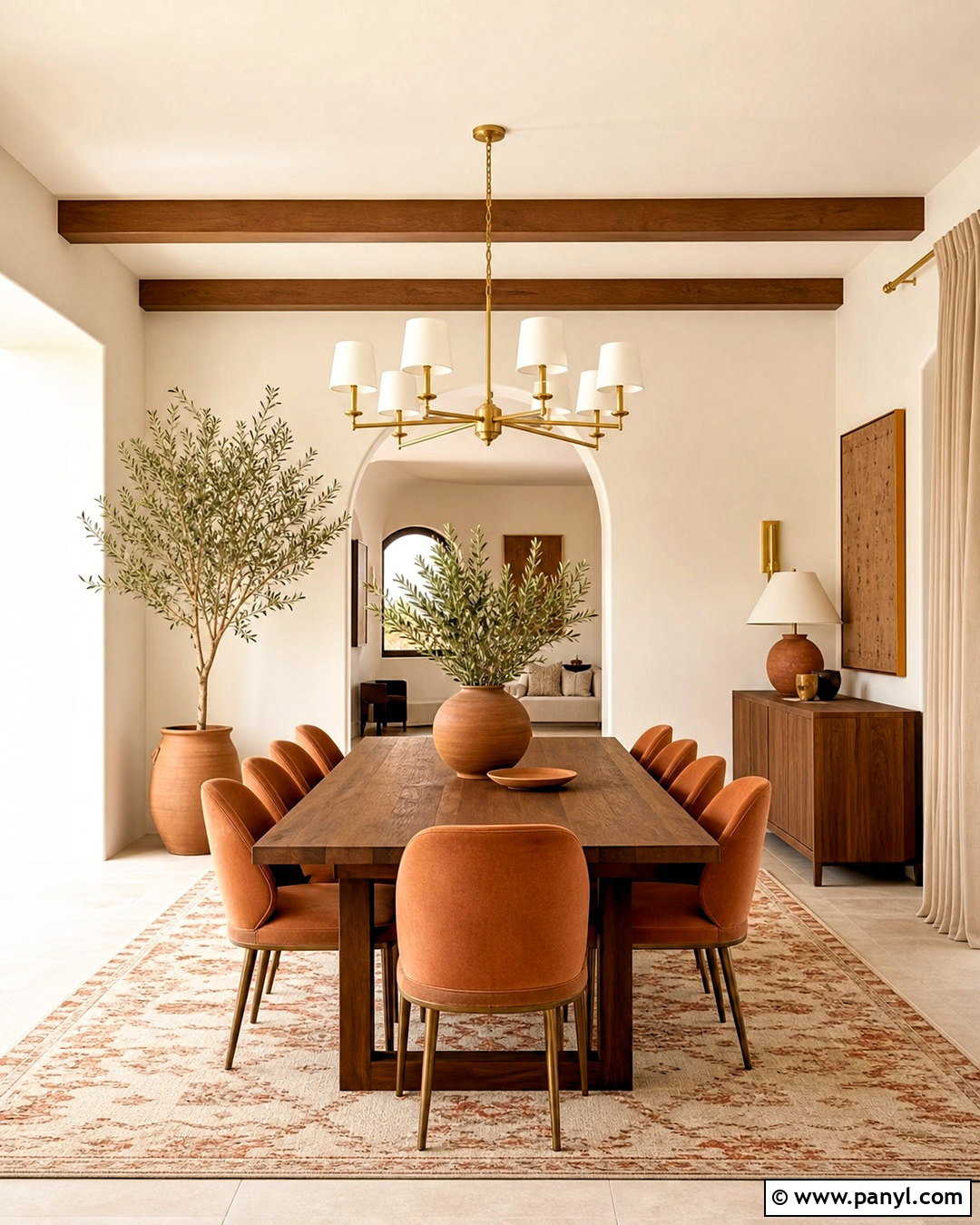 Swiss Coffee And Terracotta Dining Room - 20 swiss coffee color palette ideas