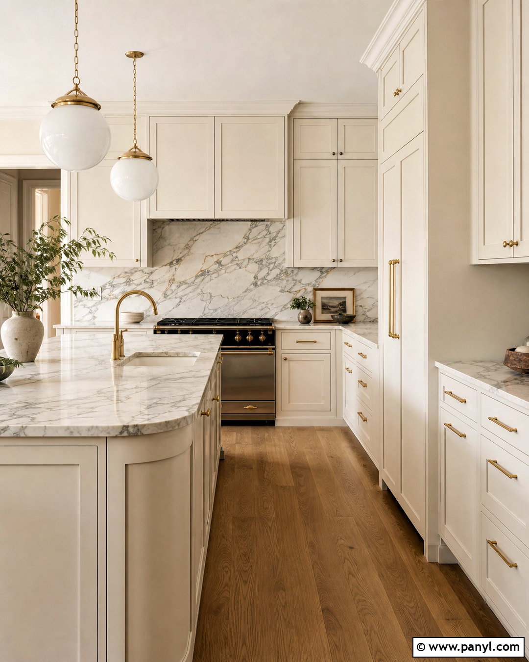 20 Swiss Coffee Cabinets for a Bright, Timeless Kitchen