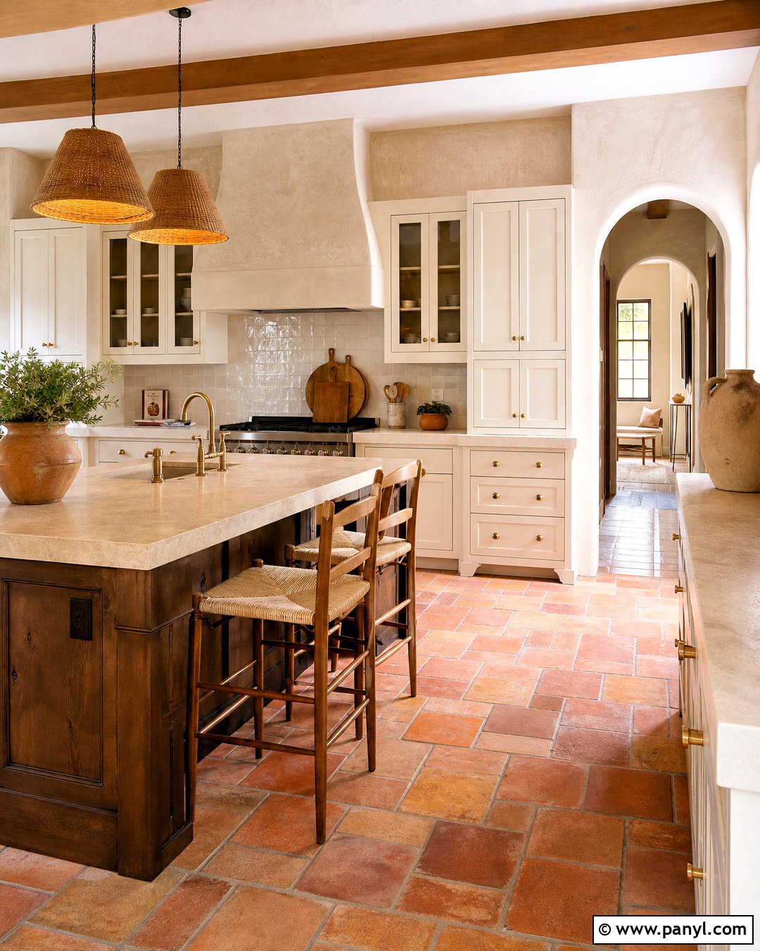 Swiss Coffee Cabinets With Terracotta Floors - 20 swiss coffee cabinets