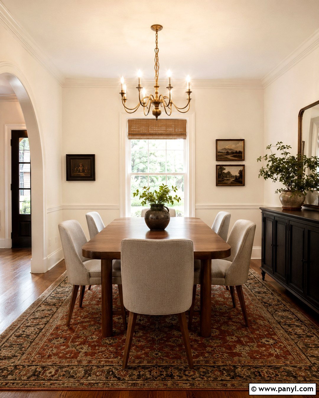Swiss Coffee Dining Room Walls - 20 Benjamin Moore White Walls