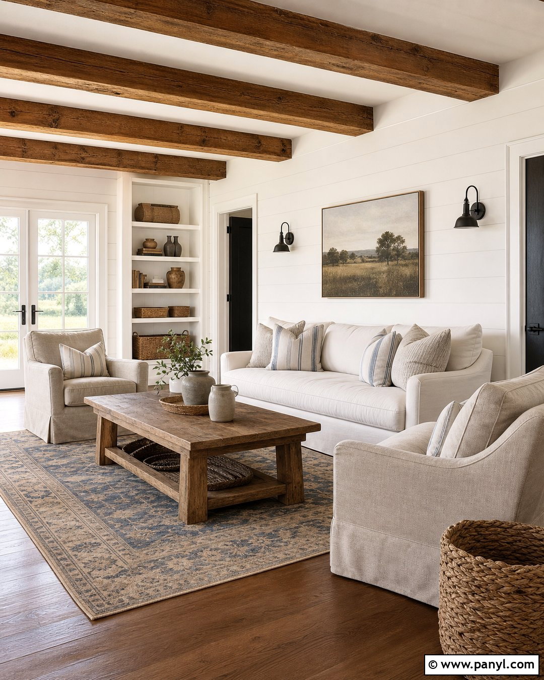 Swiss Coffee Farmhouse Shiplap Walls - 25 Swiss Coffee Walls And Trim Ideas