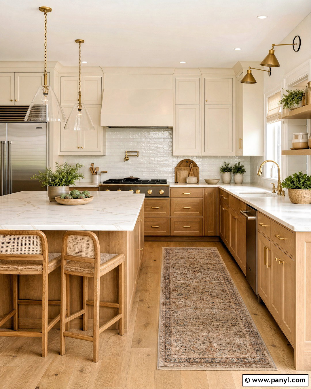 Swiss Coffee Kitchen With White Oak Cabinets - 20 sherwin williams swiss coffee ideas