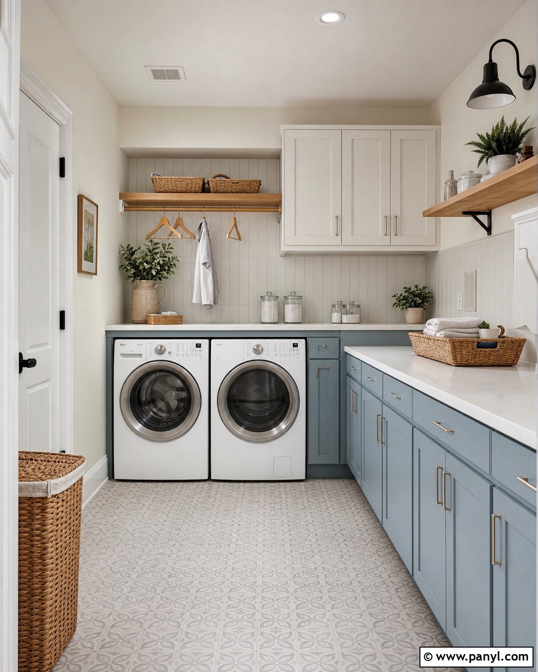 Swiss Coffee Laundry Room Walls - 35 bm swiss coffee walls