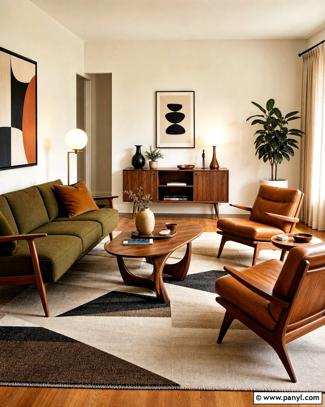 Swiss Coffee Midcentury Modern Living Room - 20 swiss coffee benjamin moore living rooms