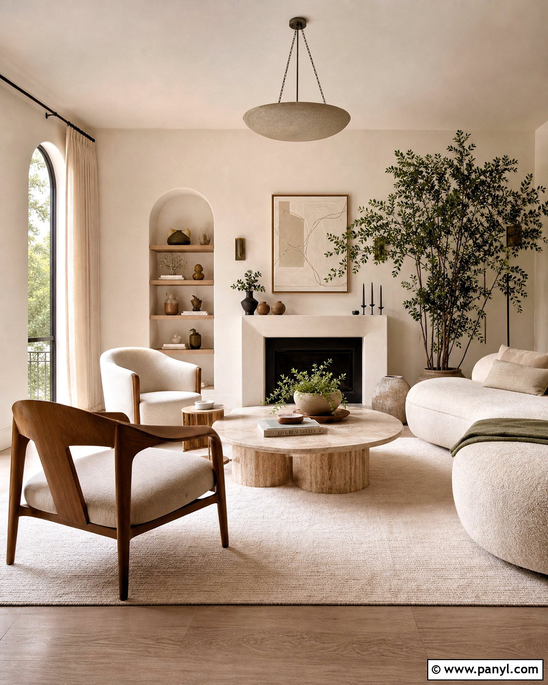 Swiss Coffee Organic Modern Living Room - 20 swiss coffee benjamin moore living rooms