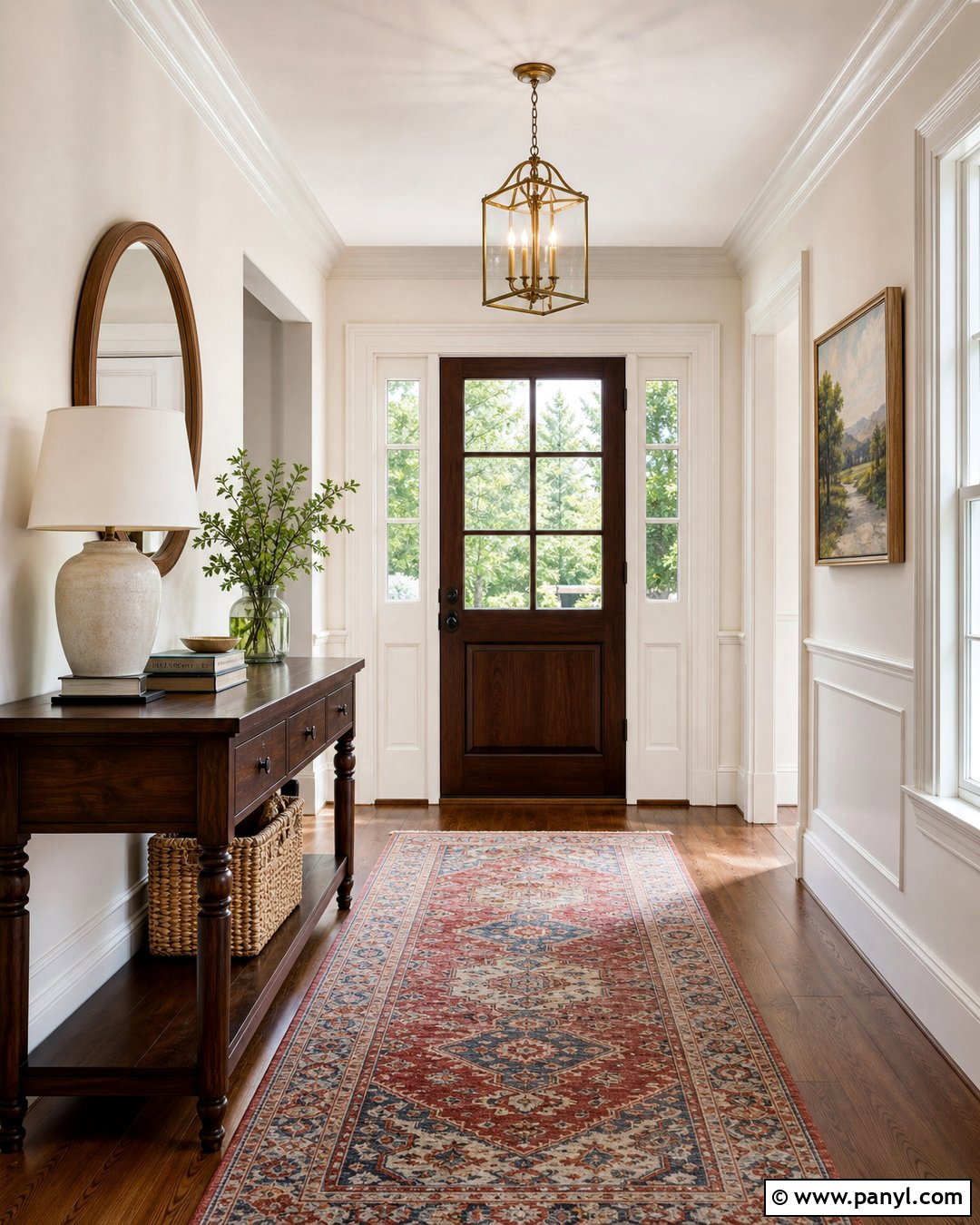 Swiss Coffee Traditional Entryway - 25 Swiss Coffee Walls And Trim Ideas