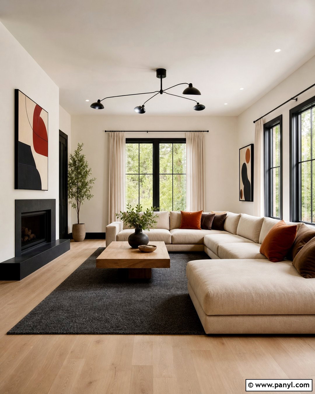 Swiss Coffee Walls With Black Trim - 25 Swiss Coffee Walls And Trim Ideas