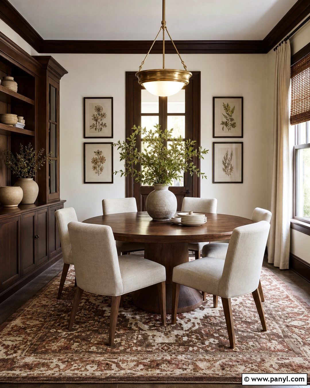 Swiss Coffee Walls With Chocolate Brown Trim - 25 Swiss Coffee Walls And Trim Ideas