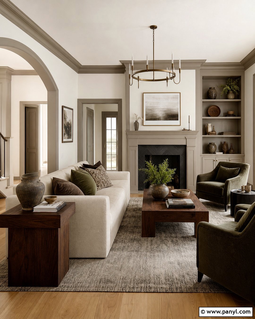 Swiss Coffee Walls With Greige Trim - 25 Swiss Coffee Walls And Trim Ideas
