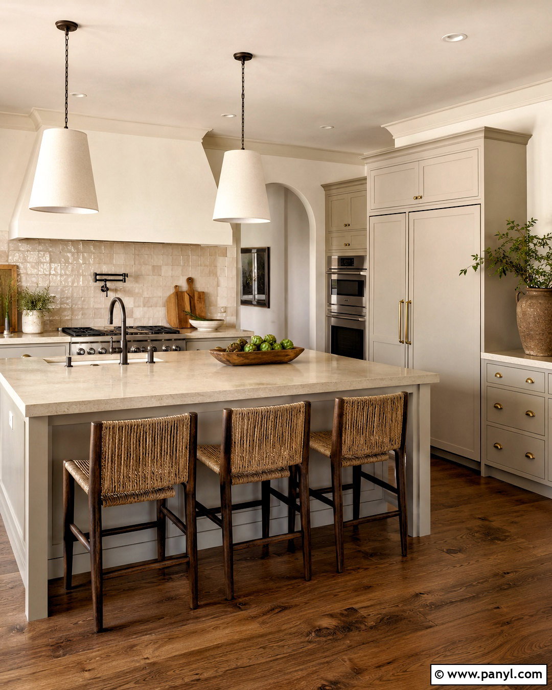 Swiss Coffee Walls With Revere Pewter Cabinets - 20 Wall Color For Revere Pewter Cabinets
