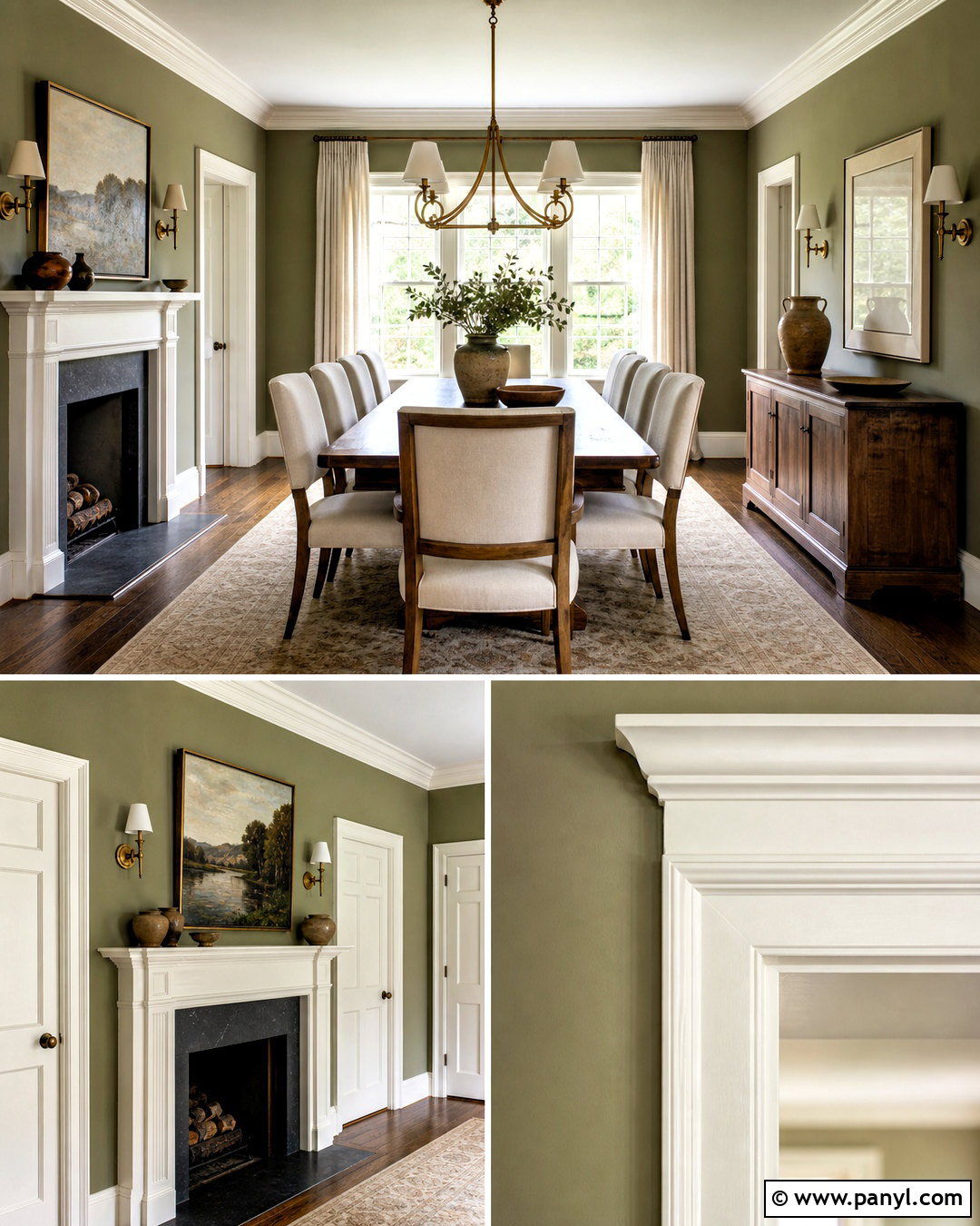 Swiss Coffee White Trim - 20 white trim paint color ideas