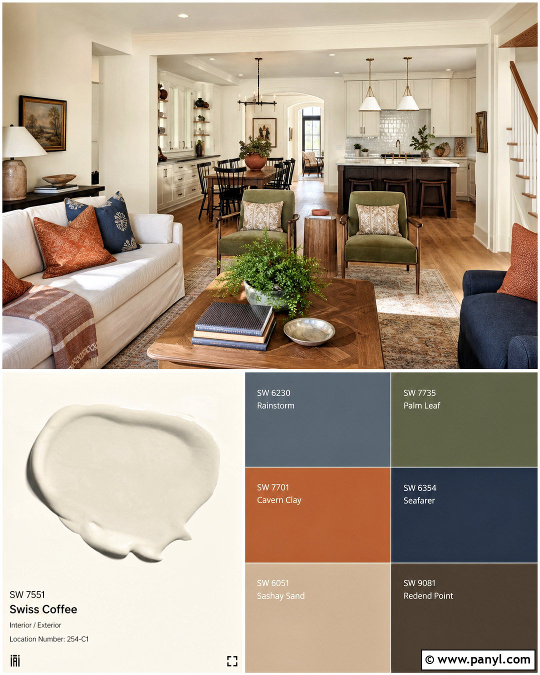 Swiss Coffee Whole House Color Palette - 20 alabaster vs swiss coffee ideas