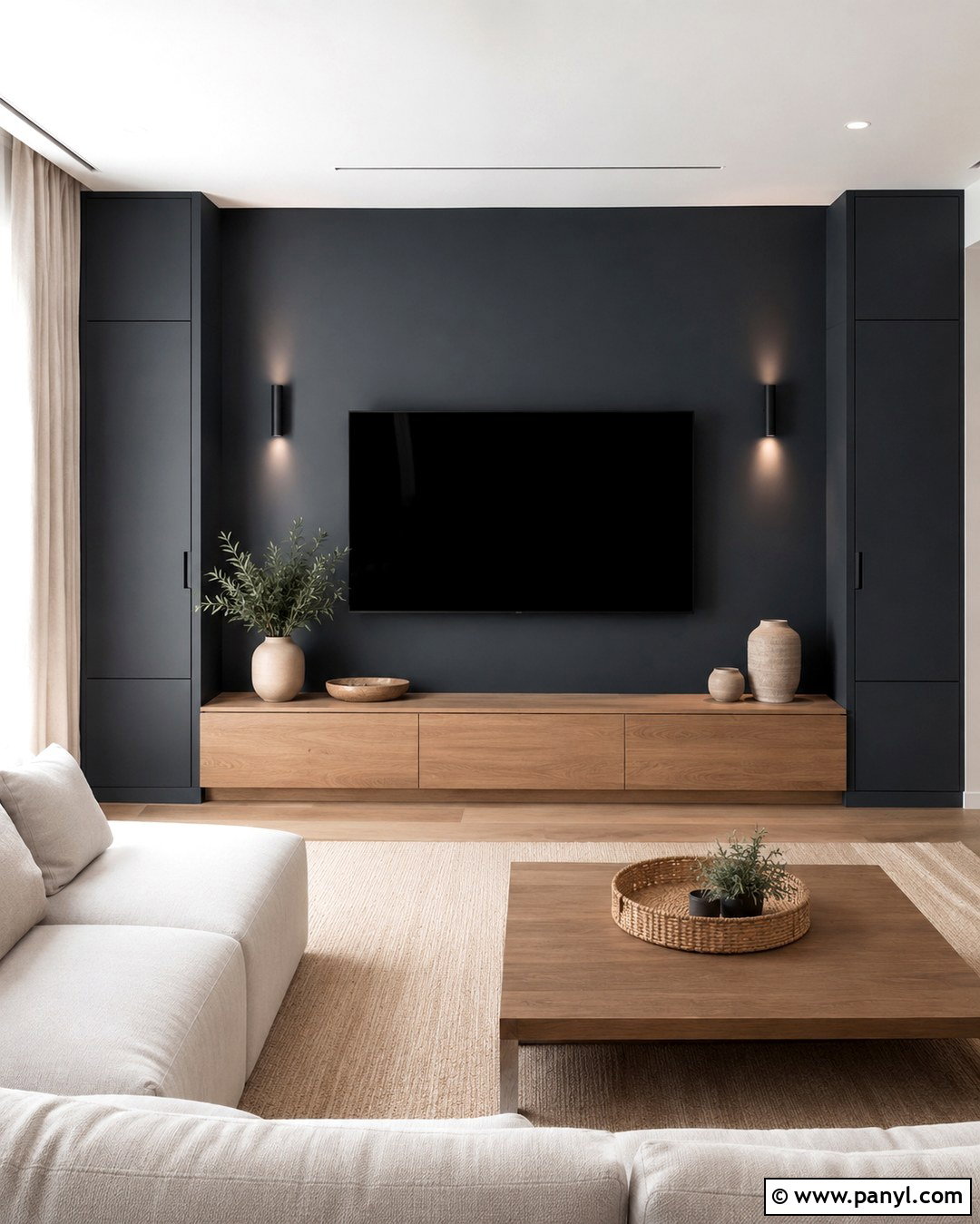 TV Accent Wall - 20 Which Walls To Paint Accent Ideas