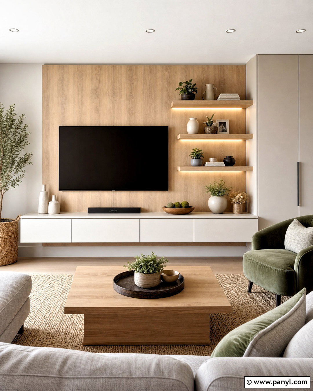 TV Unit With Open Shelves - 20 tv unit design modern ideas