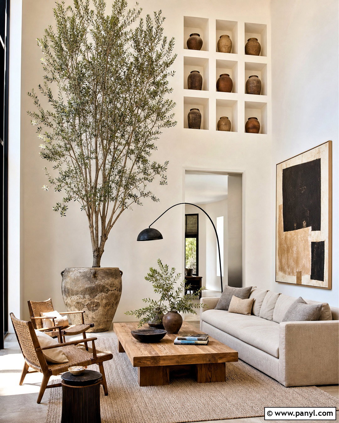 Tall Indoor Trees - 20 how to decorate tall walls high ceilings