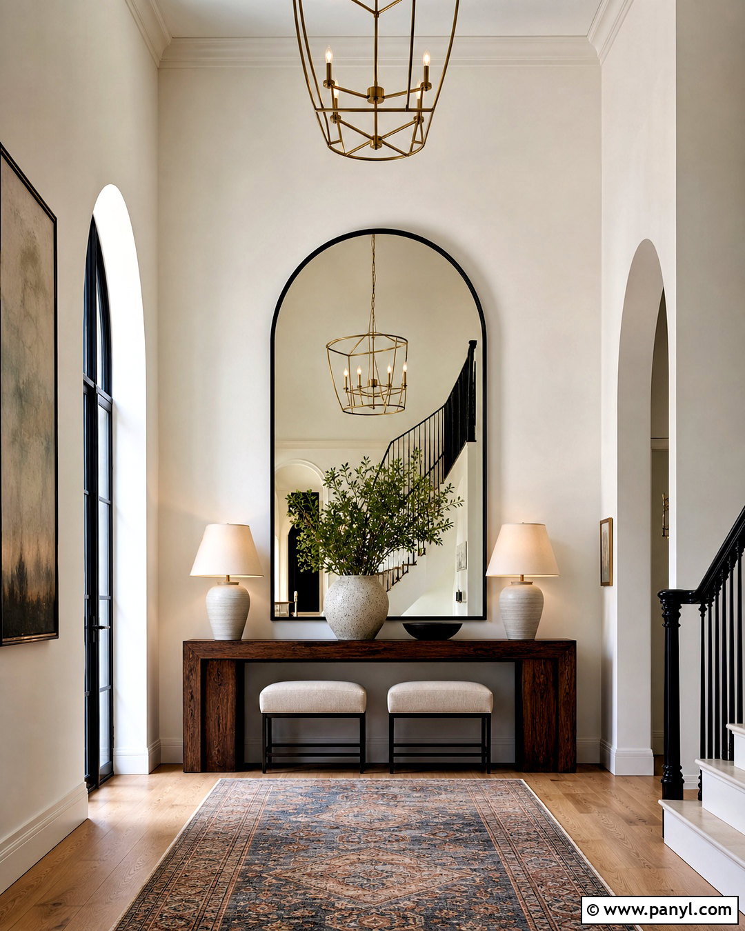 Tall Mirror Wall - 20 how to decorate tall walls high ceilings