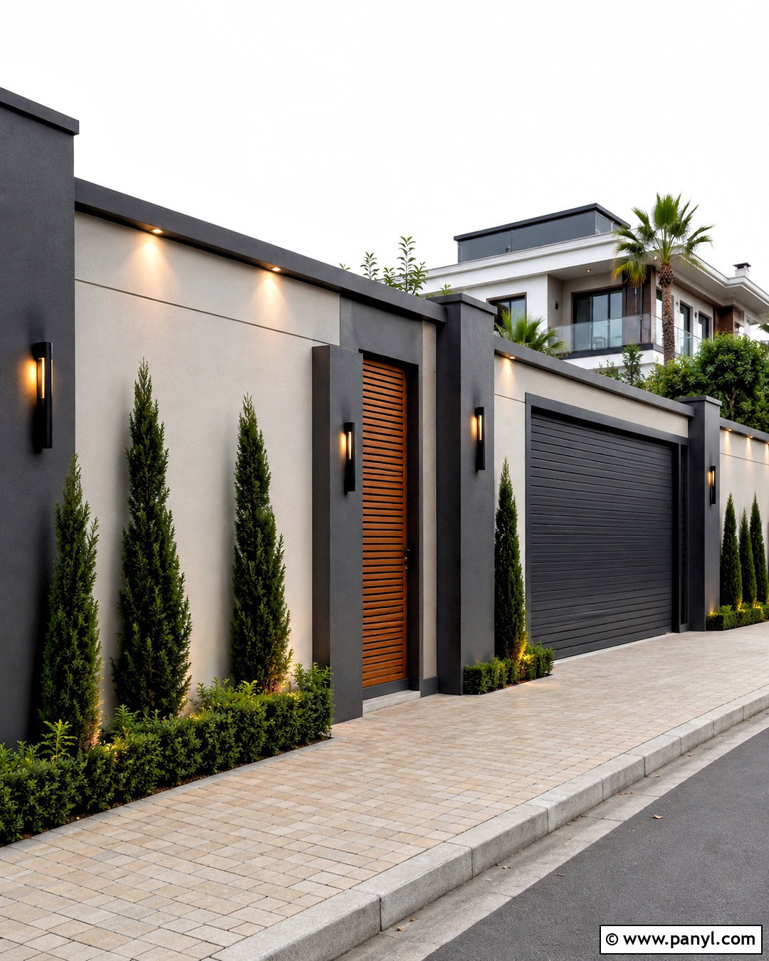 Tall Privacy Compound Wall - 20 compound wall design exterior modern simple ideas