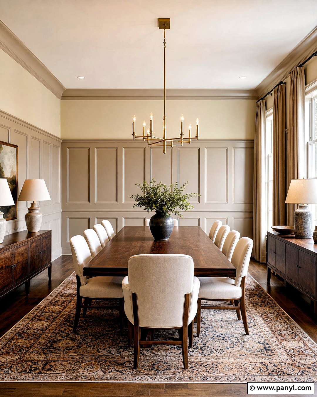 Tall Wainscoting - 20 wainscoting ideas
