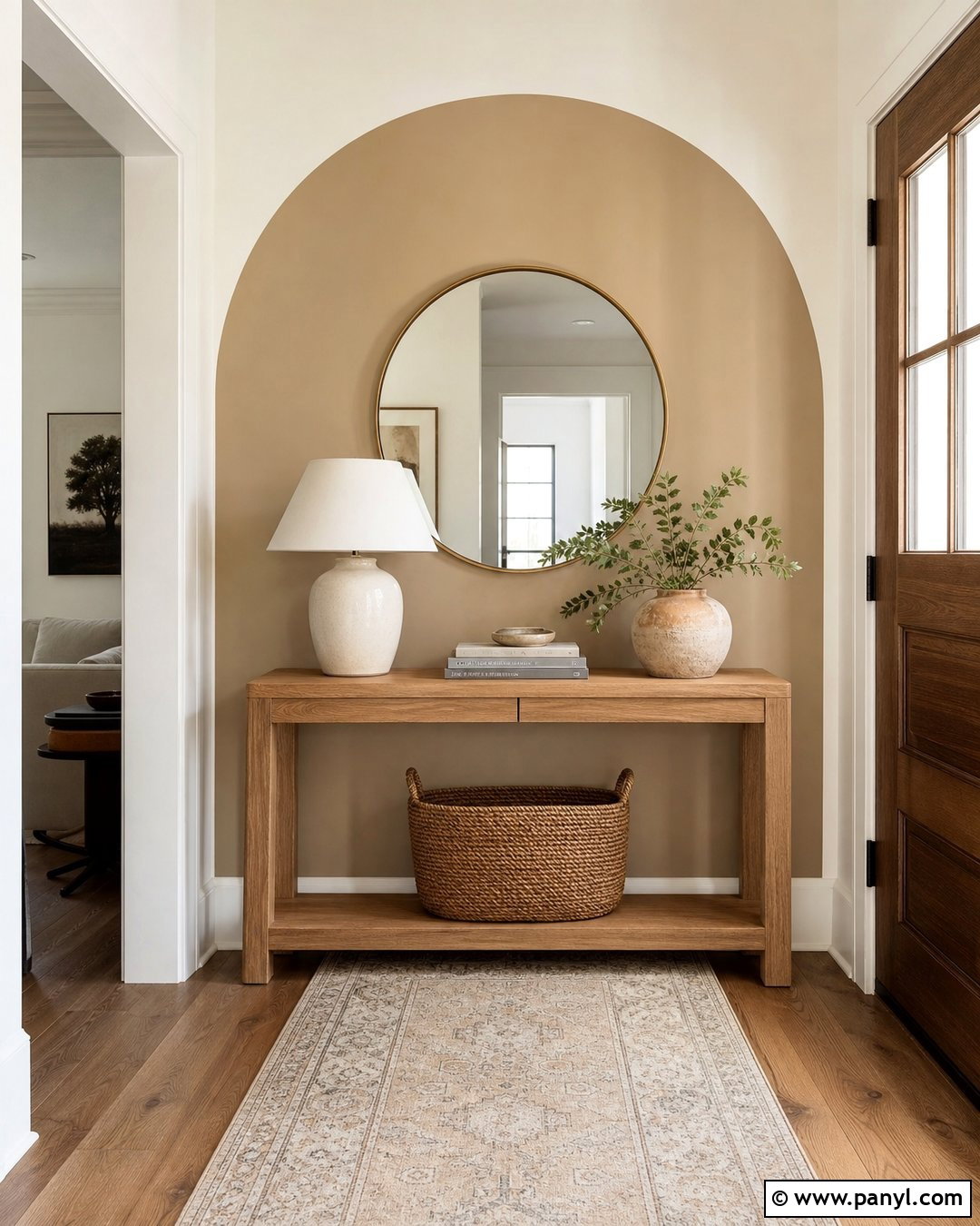 Tan Arch Accent Wall - 30 Tan Accent Wall Ideas