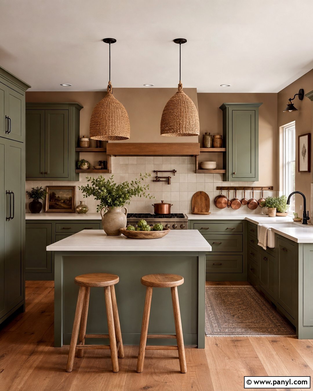 Tan Brown Kitchen Walls - 20 Brown Kitchen Wall Colors