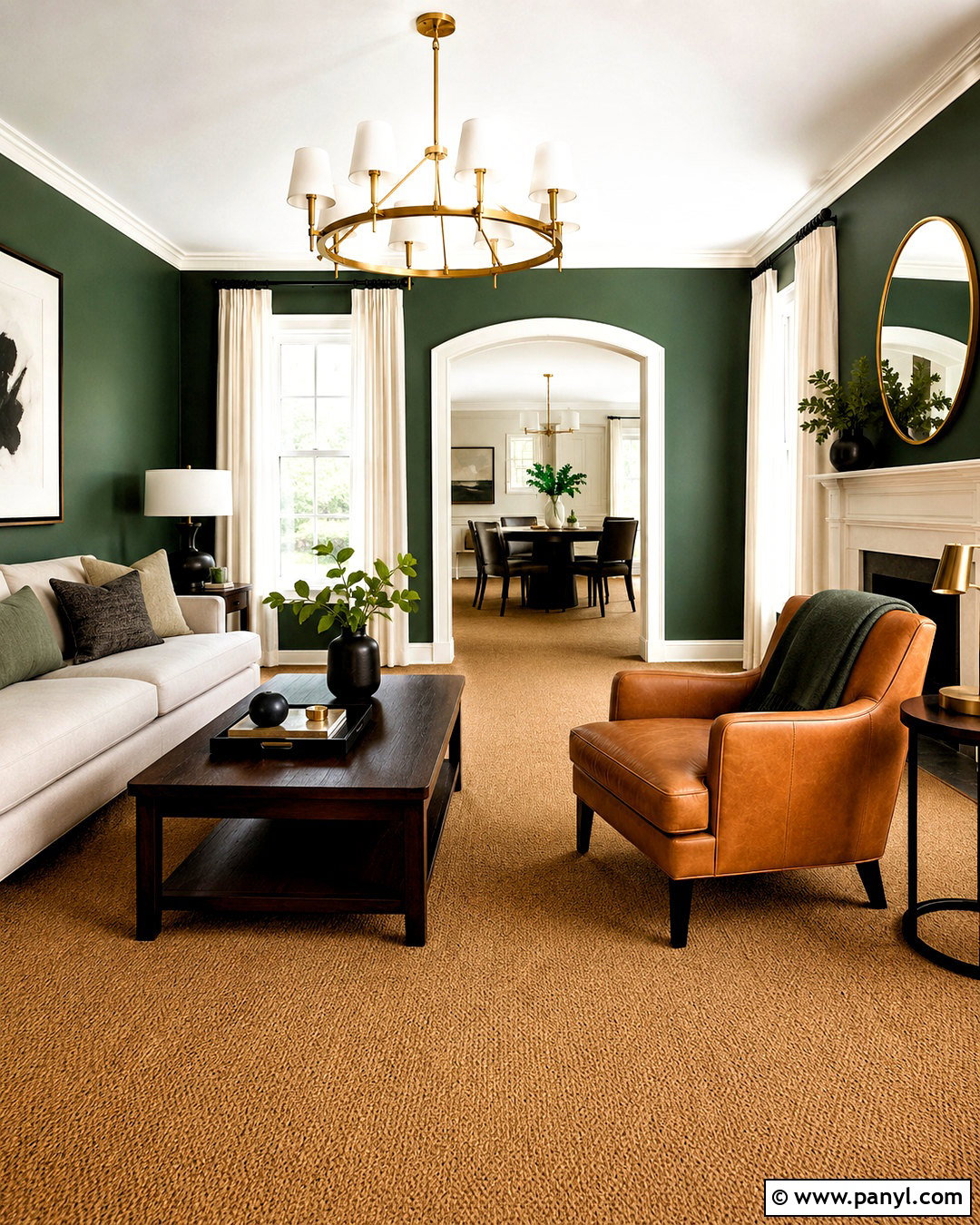 Tan Carpet With Emerald Green Walls - 20 What Color Carpet Goes With Green Walls