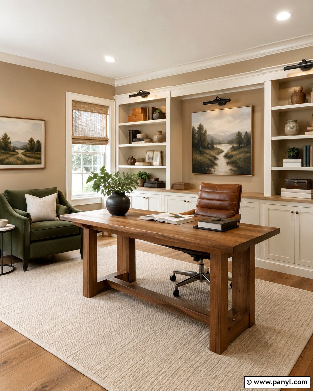 20 Tan Walls With White Trim Ideas for Bright, Classic Rooms