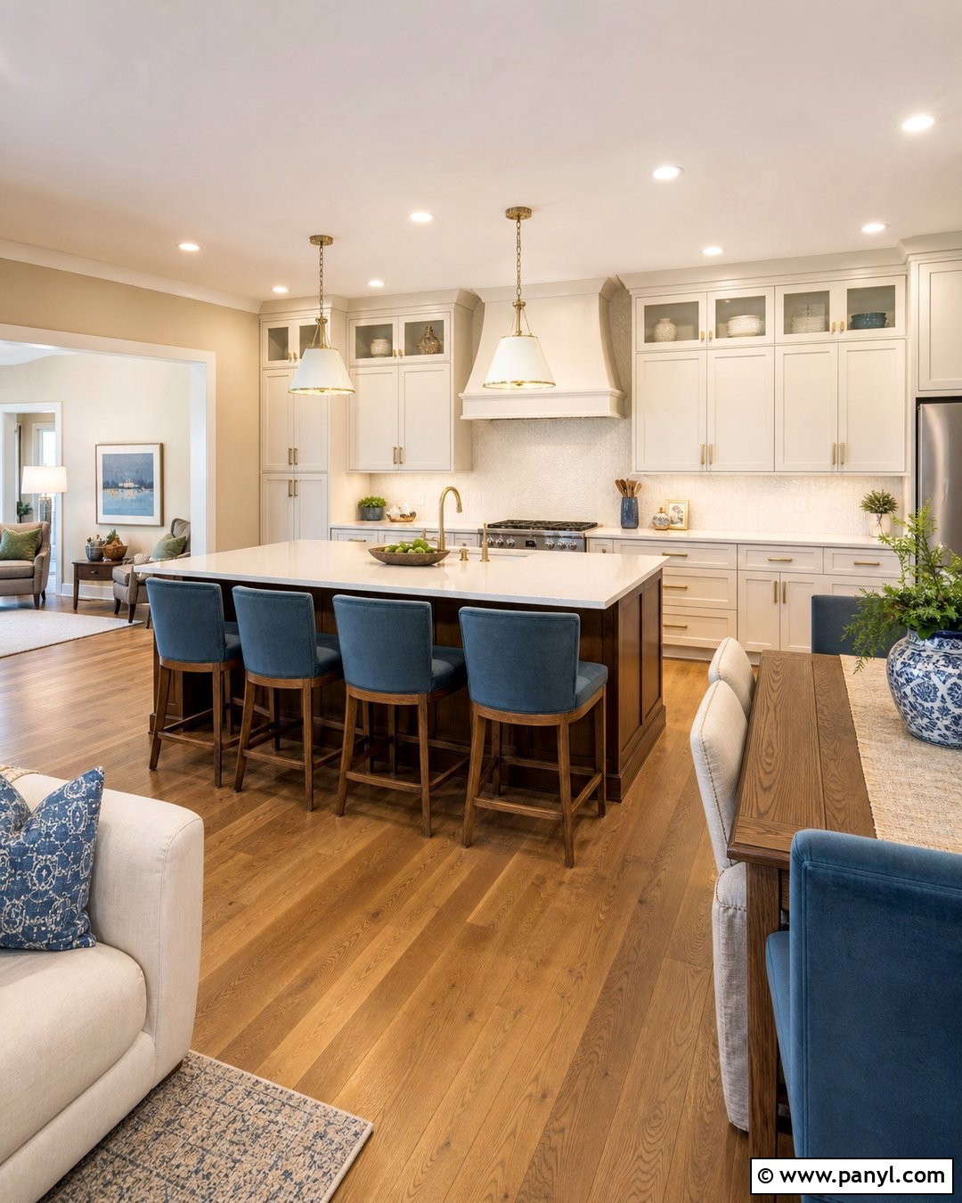 Tan Kitchen Walls In An Open Concept Kitchen - 30 tan kitchen walls