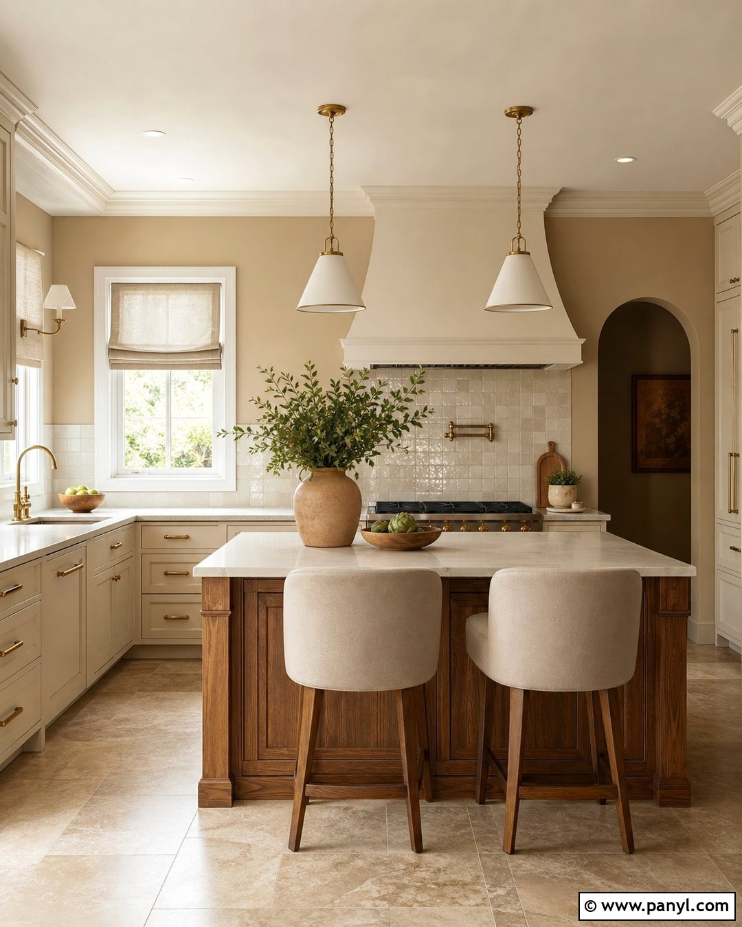Tan Kitchen Walls With Cream Cabinets - 30 tan kitchen walls