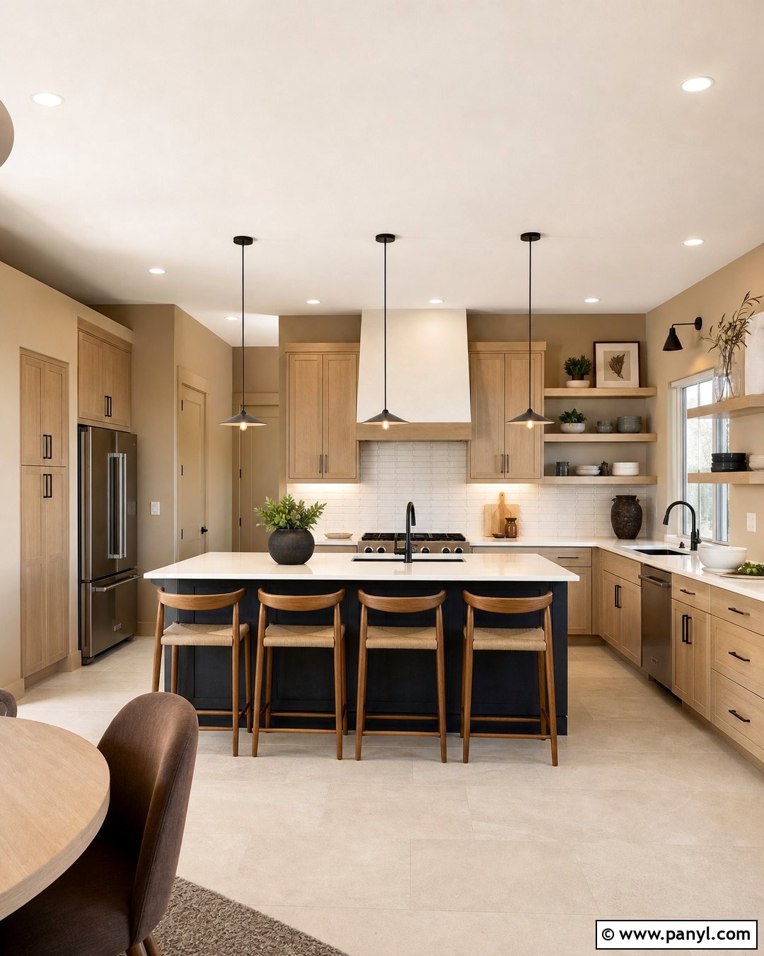 Tan Kitchen Walls With Oak Cabinets - 30 tan kitchen walls