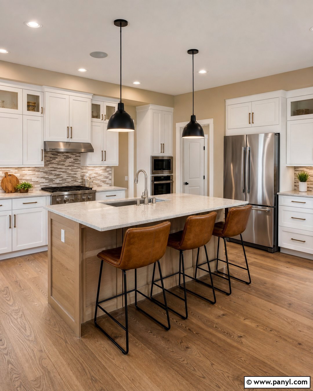 30 Tan Kitchen Walls for a Warm, Timeless Cooking Space
