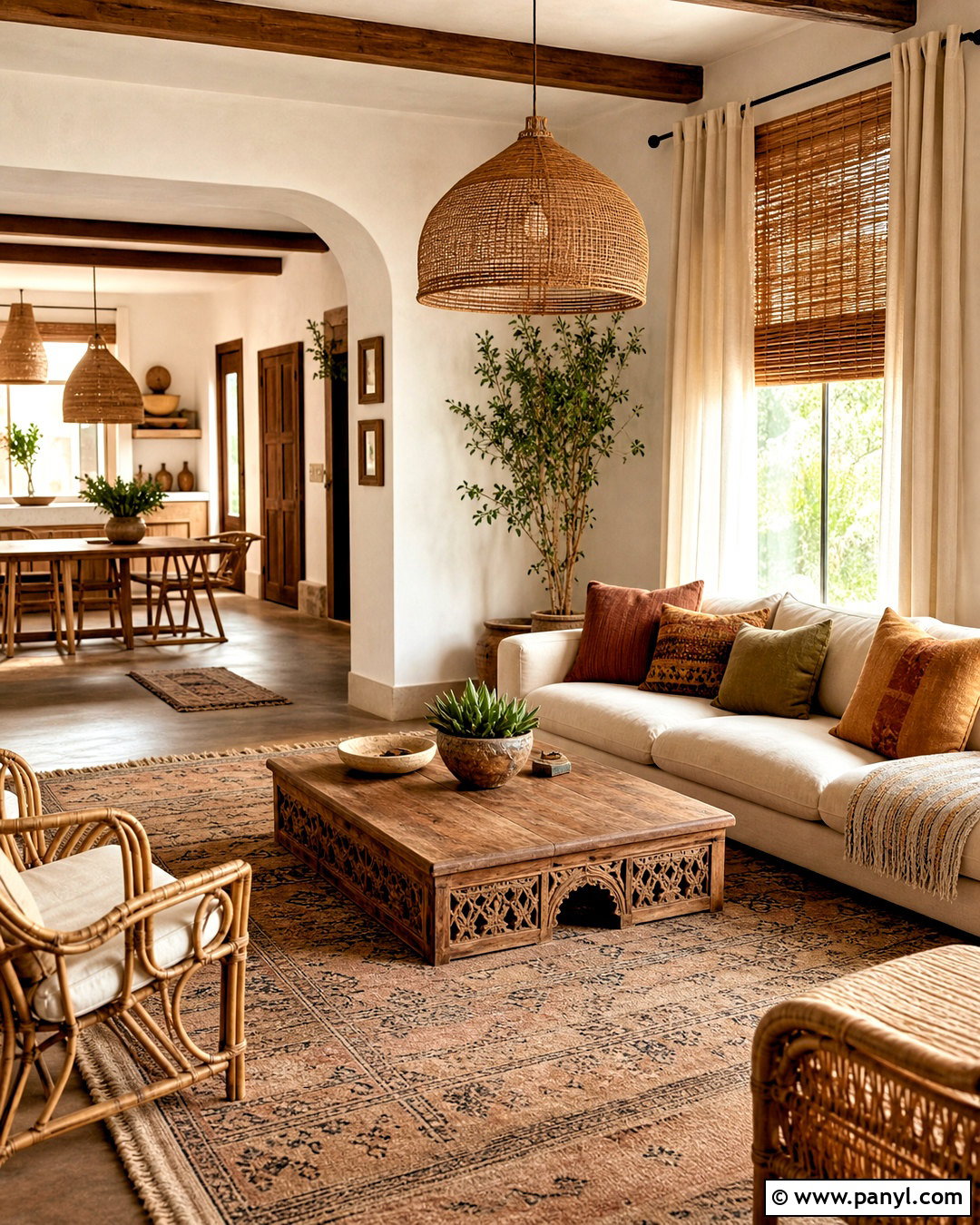 Tan Living Room Walls With Boho Decor - 20 tan living room walls