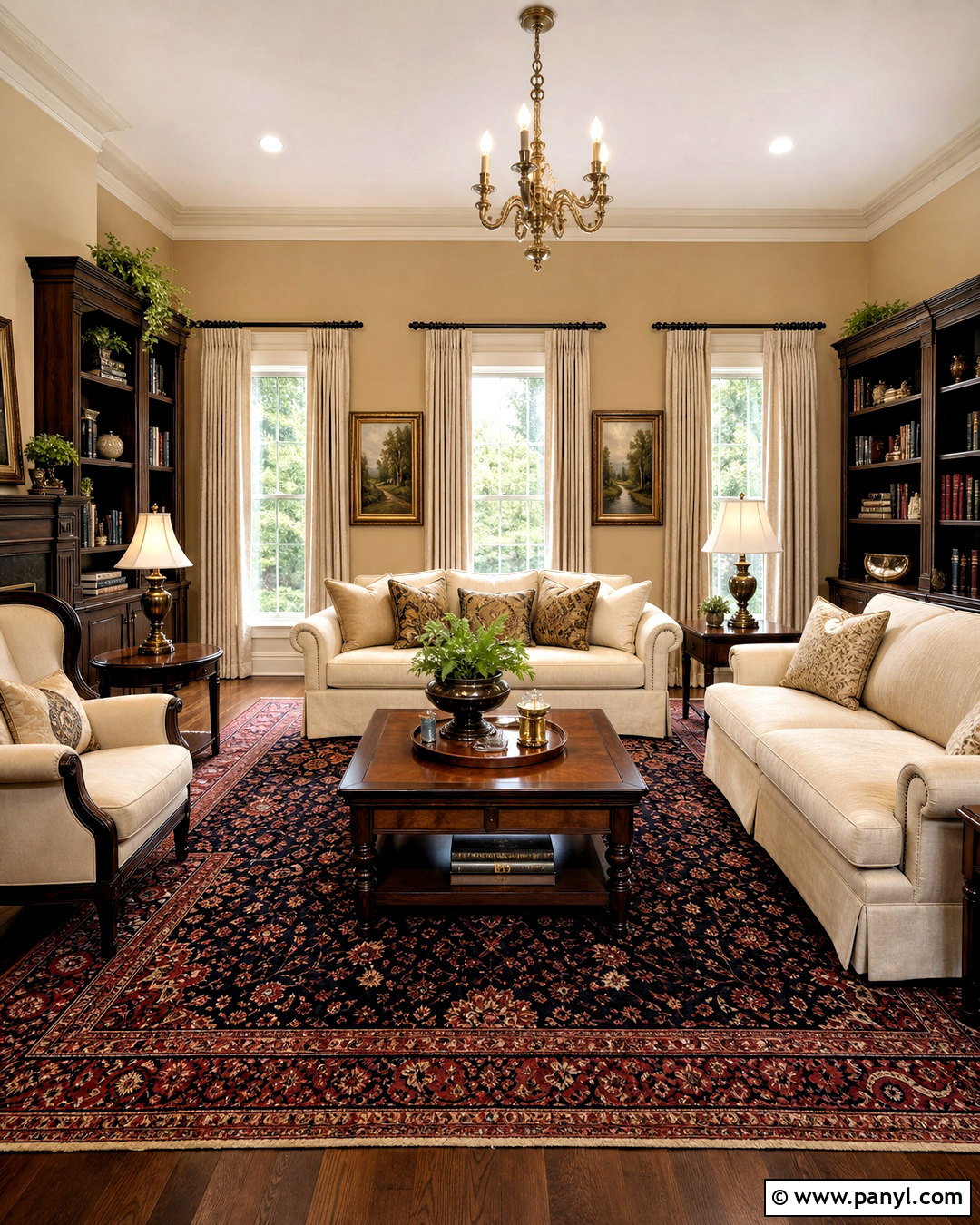 Tan Living Room Walls With Dark Wood Furniture - 20 tan living room walls