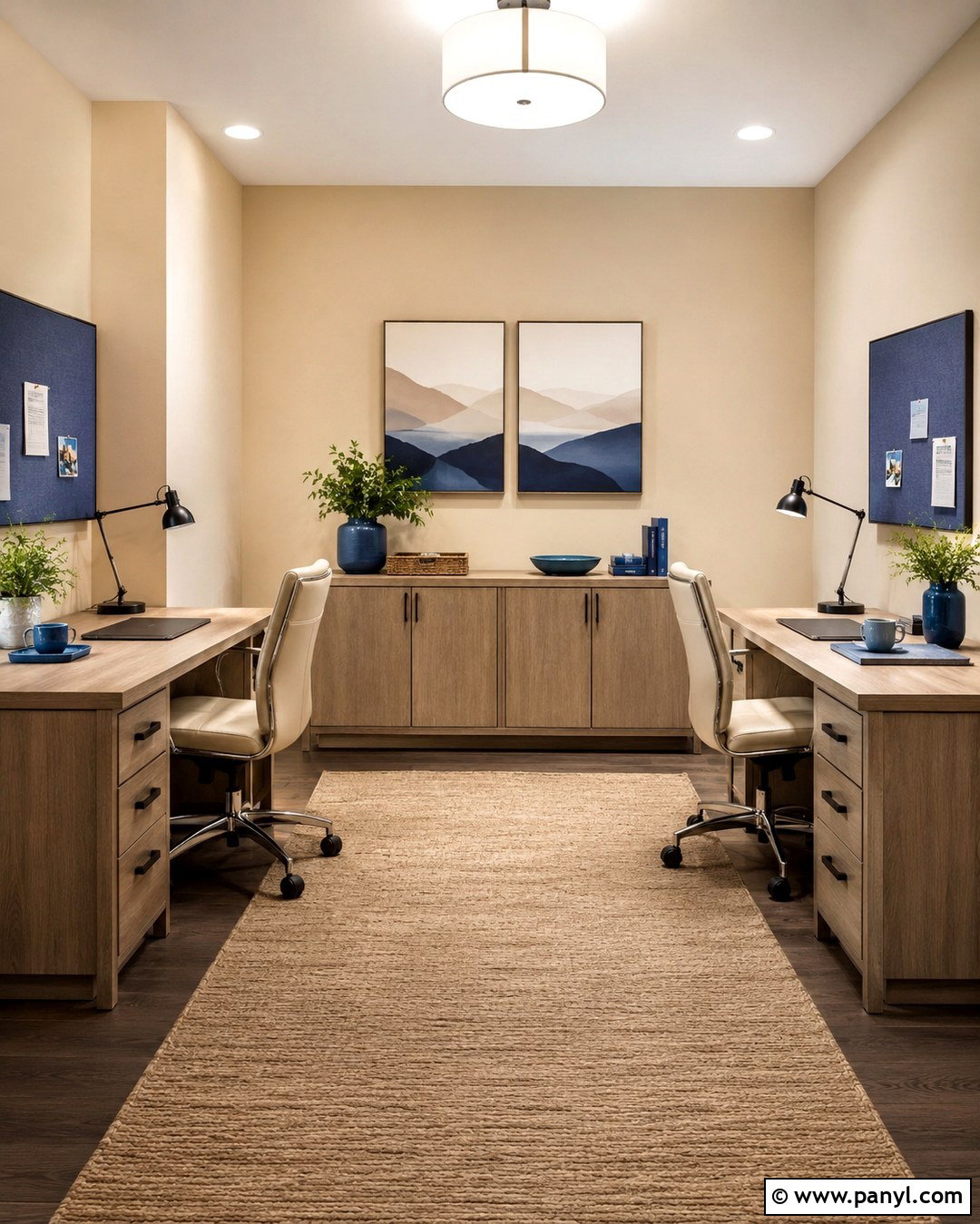 Tan Office Walls For A Shared Office - 20 Tan Office Walls