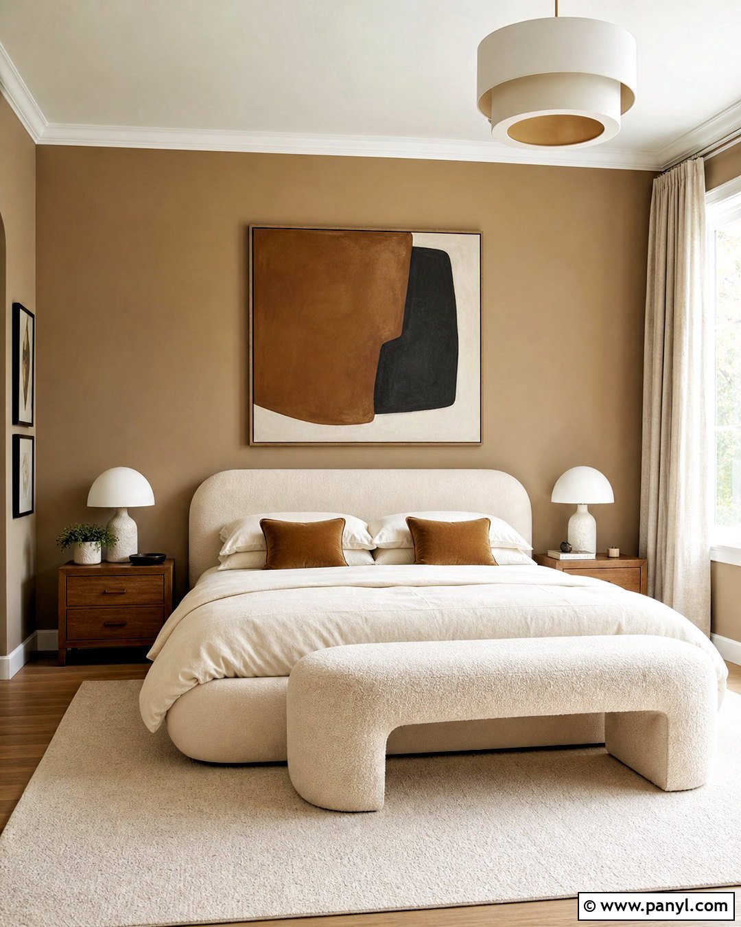 Tan Walls With Cream Furniture - 20 tan walls
