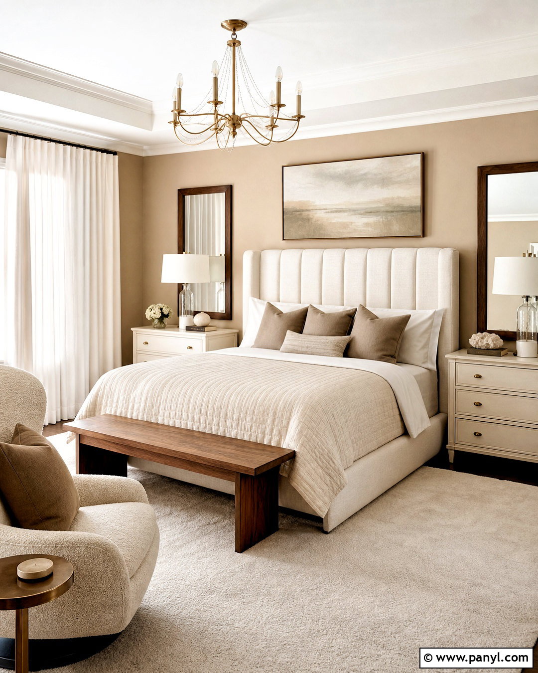 Tan Walls With Cream Furniture - 20 tan walls bedroom ideas