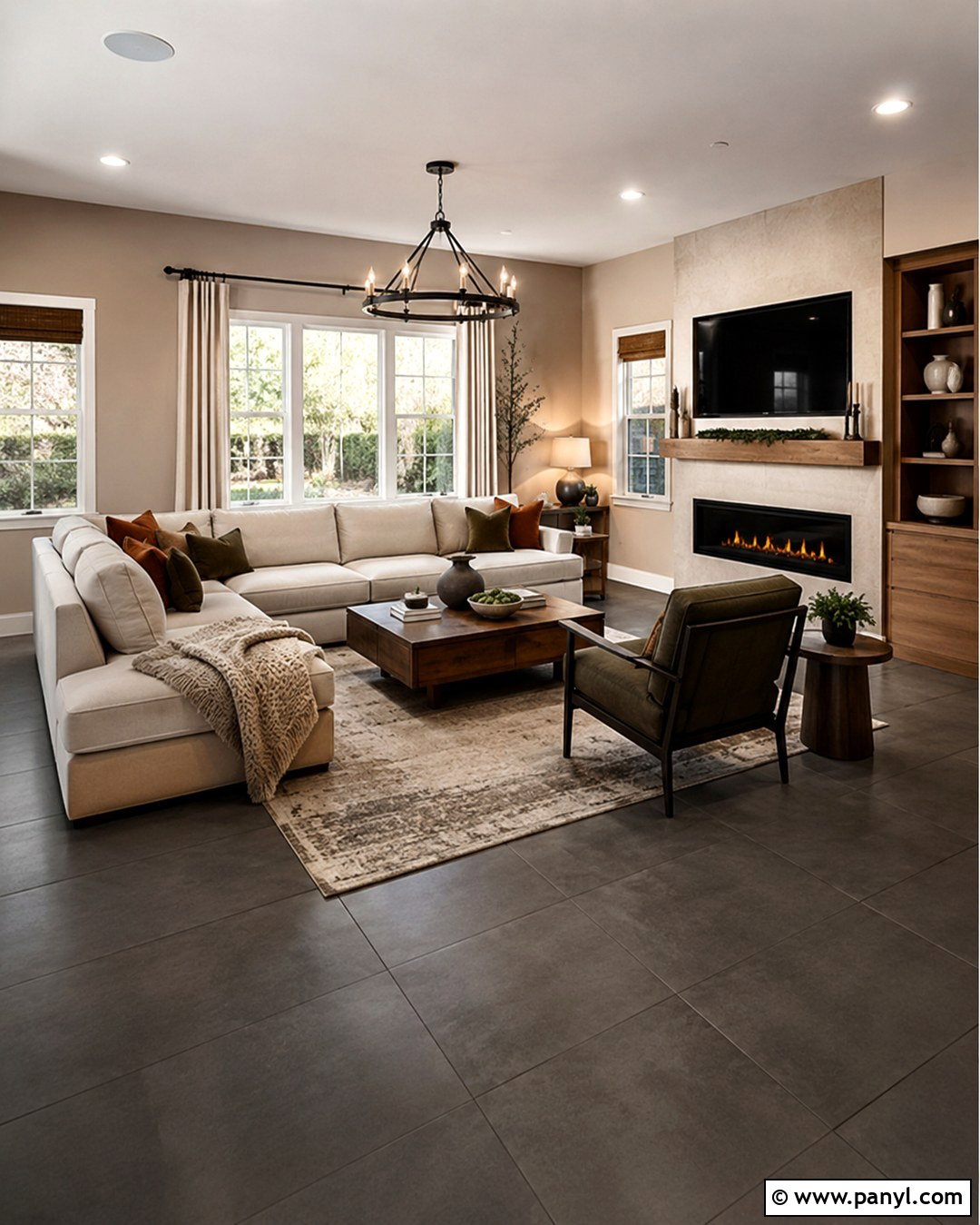 Tan Walls With Dark Grey Tile Floors - 20 Tan Walls Grey Floor Ideas