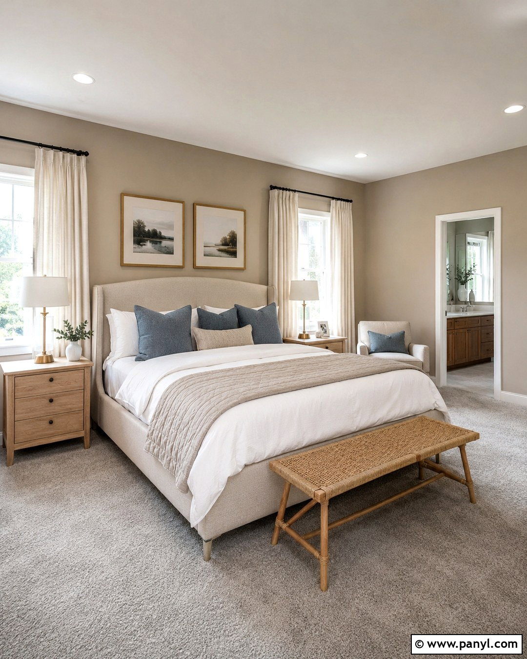 Tan Walls With Grey Carpet Bedroom - 20 Tan Walls Grey Floor Ideas
